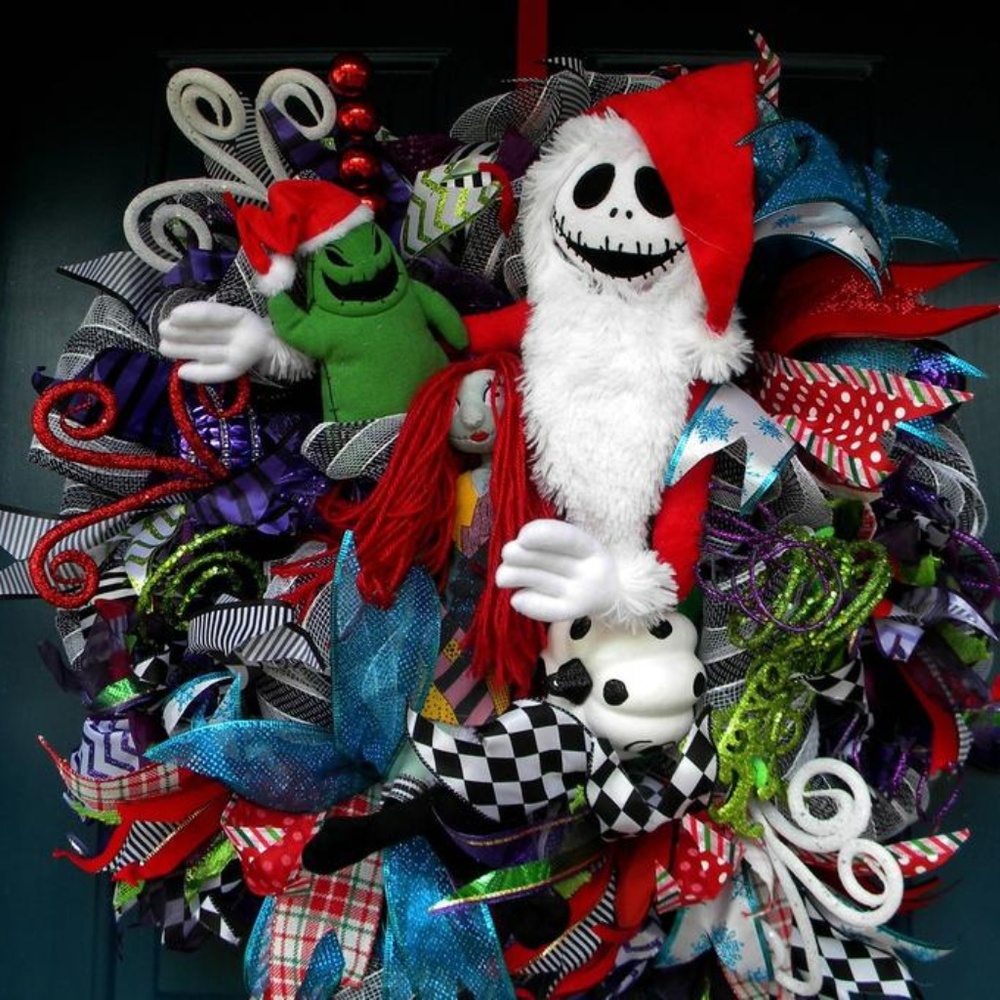 Nightmare Before christmas Wreath